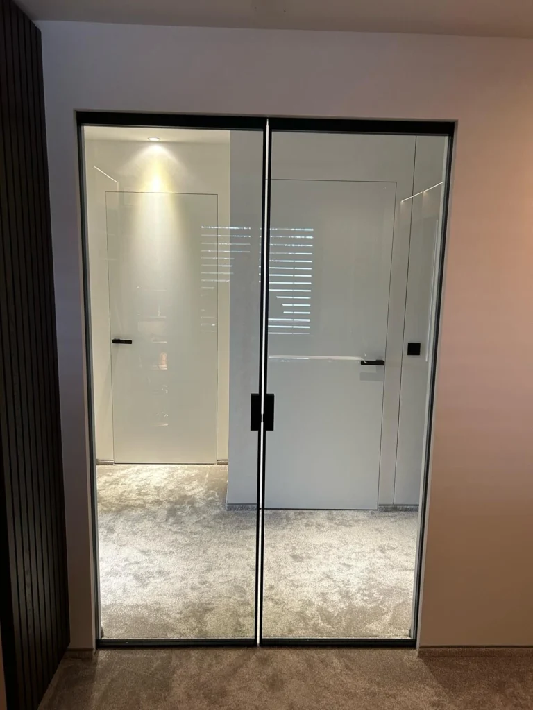 moderne lofttüren als elegante badezimmerlösung