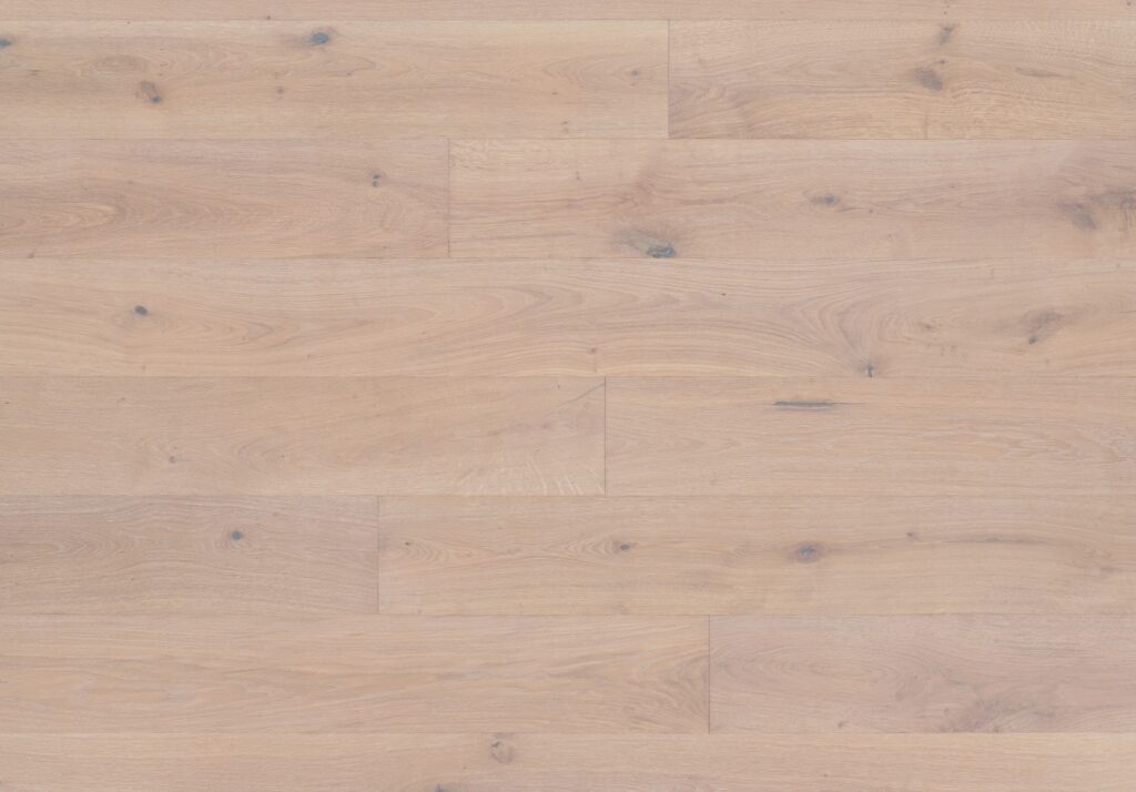 Parkett Oberflächenveredelung White – natürlich heller Holzboden mit weißem Farbton