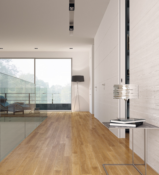 Parkett mit wandbündigen Türen im Wohnzimmer – nahtloses Design für moderne Interieurs